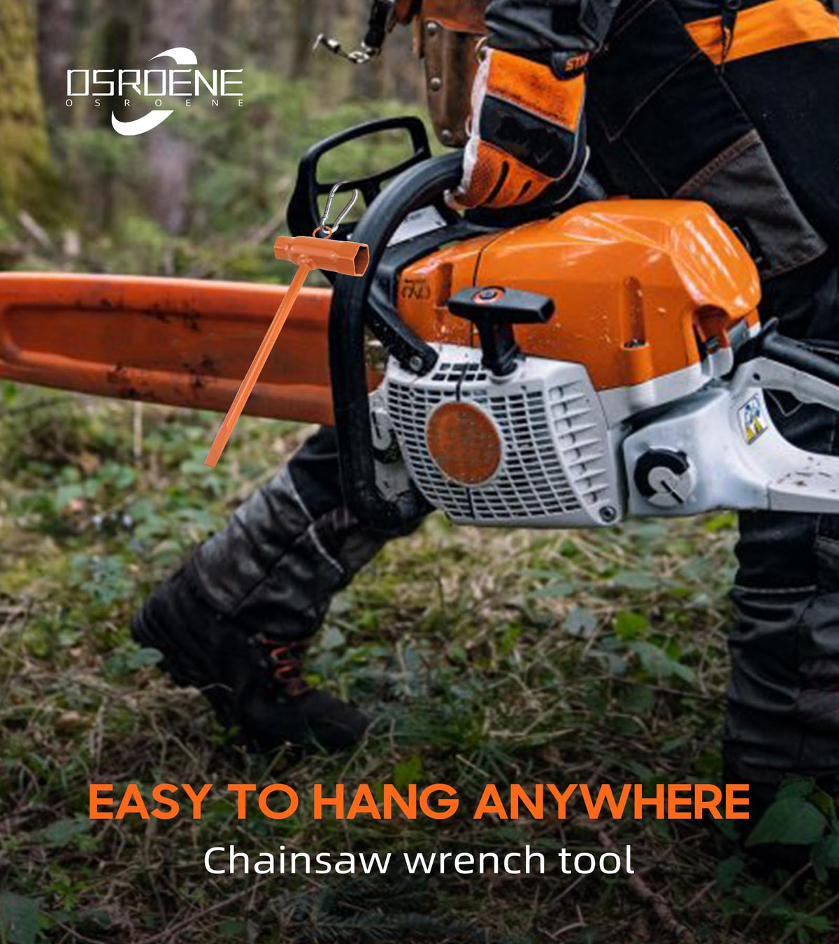 OSROENE chainsaw wrench two-pack for convenient backup tools.
