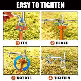 OSROENE durable metal fence tools resist rust in outdoor use