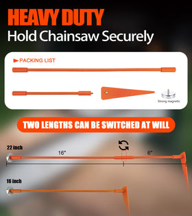 OSROENE magnetic base marker securely attaches to chainsaw bar