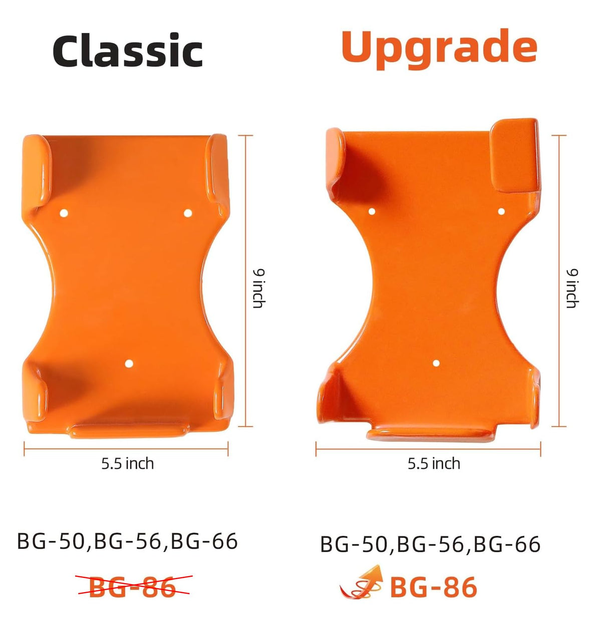 OSROENE stihl-bg86-holder ensures snug compatibility with BG-86 models.