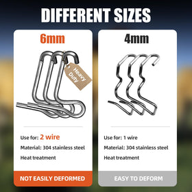 OSROENE wire tightening tool clamps tighten while turning the handle