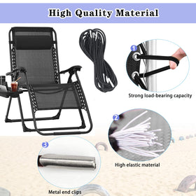 Ostlttyn breathable, waterproof textilene helps stay cool on hot days.