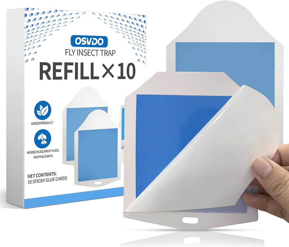 OSVDO 10-trap refill glue cards for quick replacement and continuous tiny-pest capture.