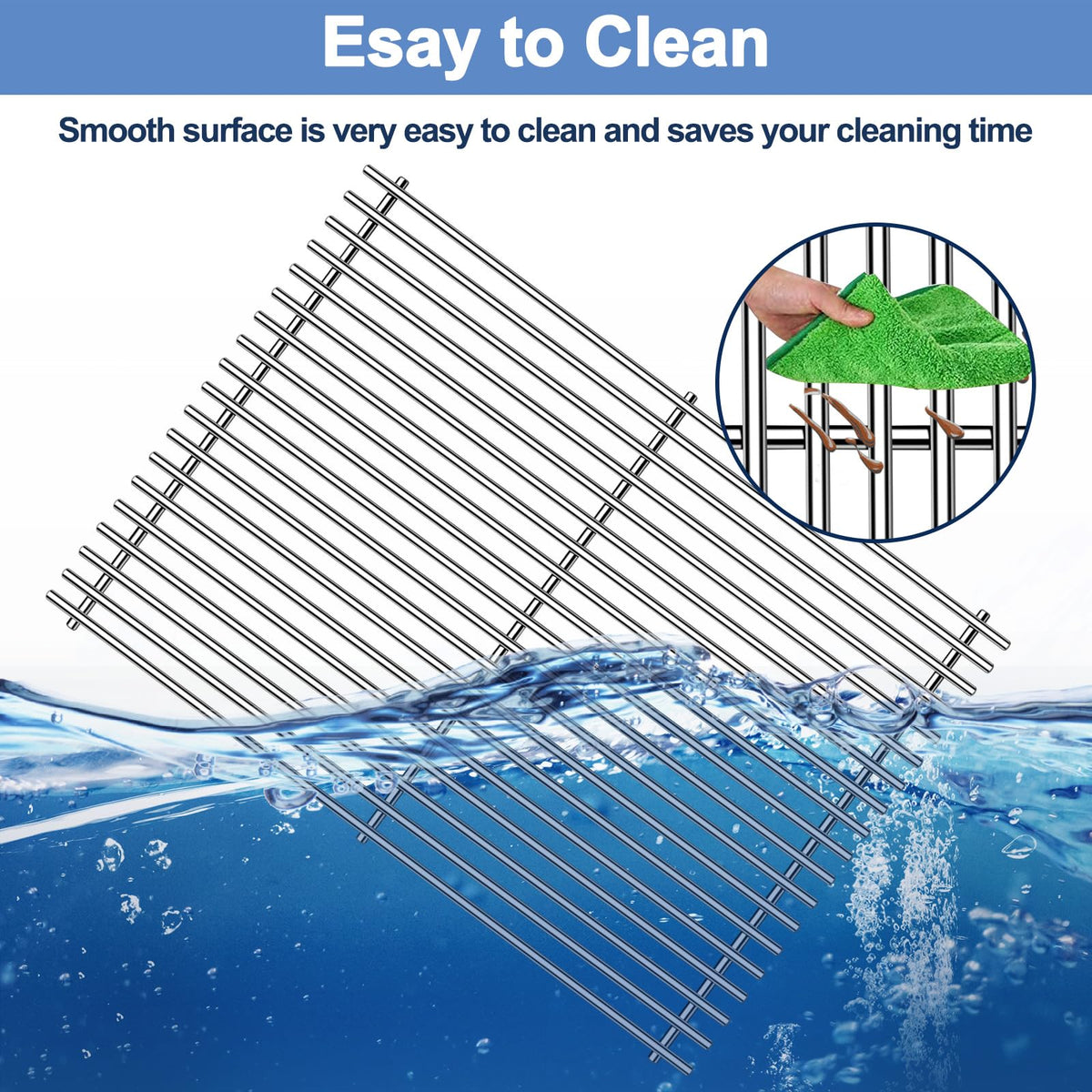 OTAMECE dimension guide for Weber Genesis II grates and parts