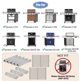 OTAMECE flavorizer bars 66032 enhance flavor while withstanding high grill temperatures