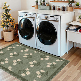 Othilic washable door mat resists dust and pet hair for easy maintenance.