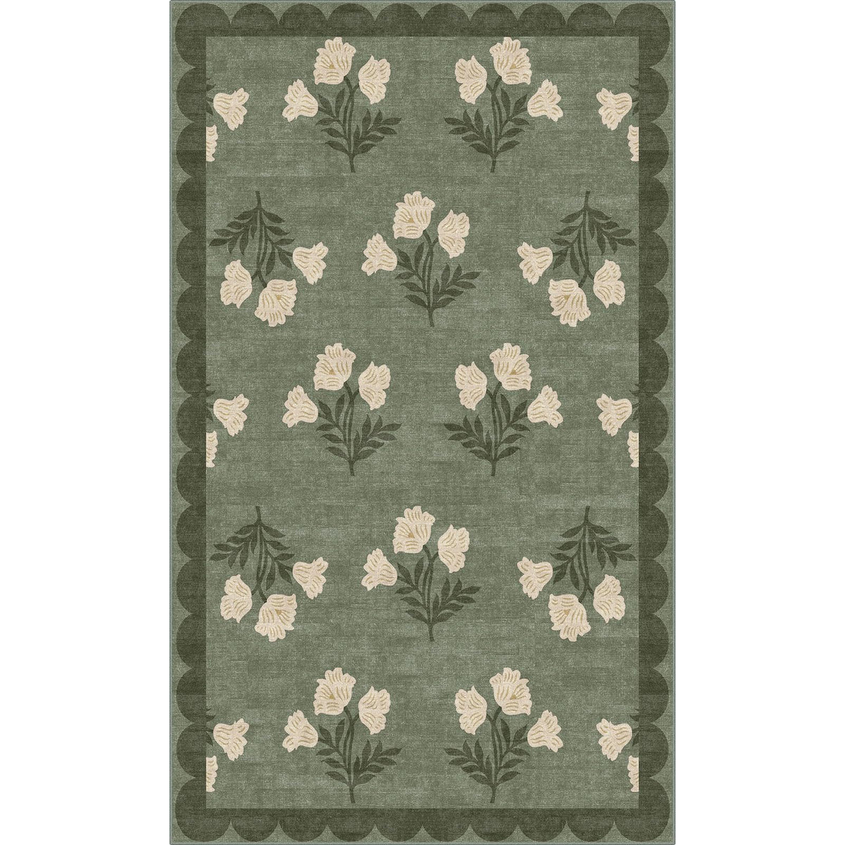 Othilic compact entry rug tolerates heavy traffic in busy homes.