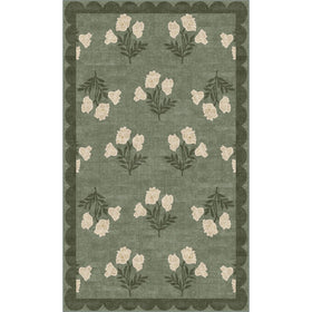 Othilic compact entry rug tolerates heavy traffic in busy homes.