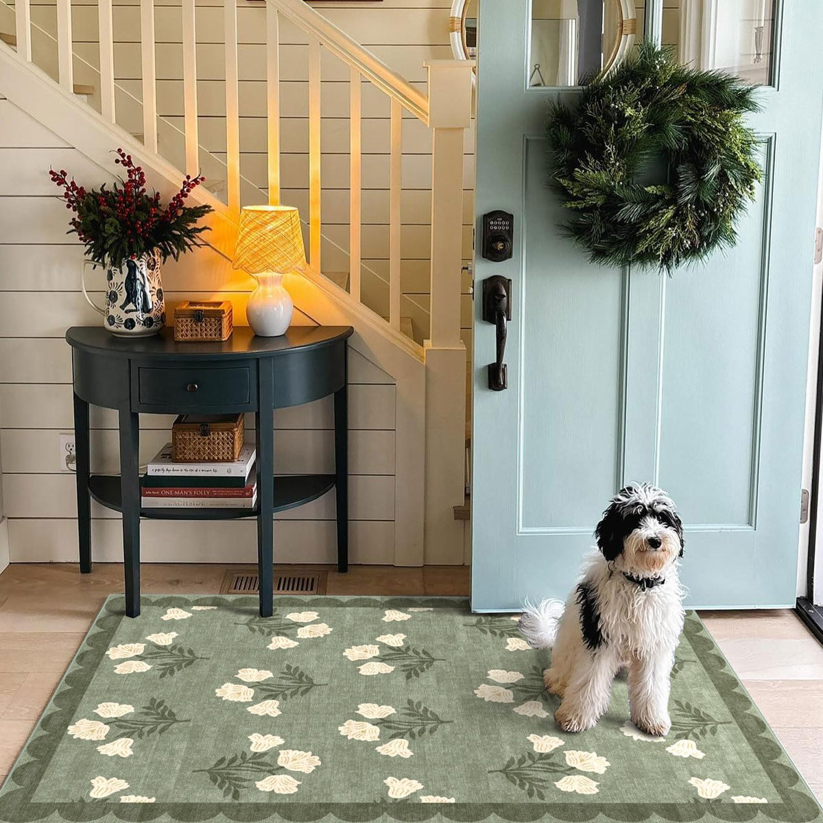Othilic low-profile design fits under doors while keeping dirt outside.