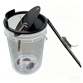 OTIHGUG bucket lid mouse trap in metal design for durable use
