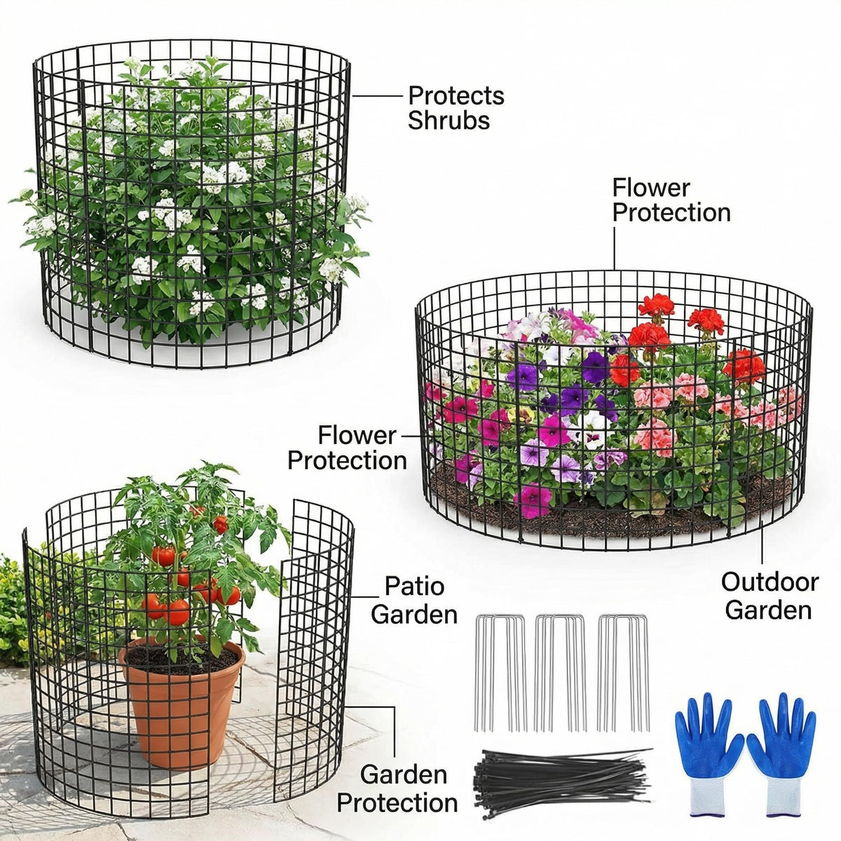 OTKLLBB DIY cage showcases flexible cylindrical or rectangular guard options