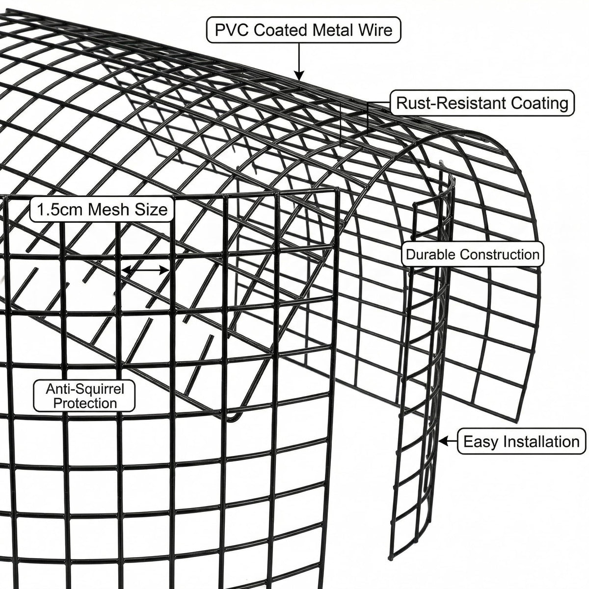 OTKLLBB ground nails secure panels against wind and collapse