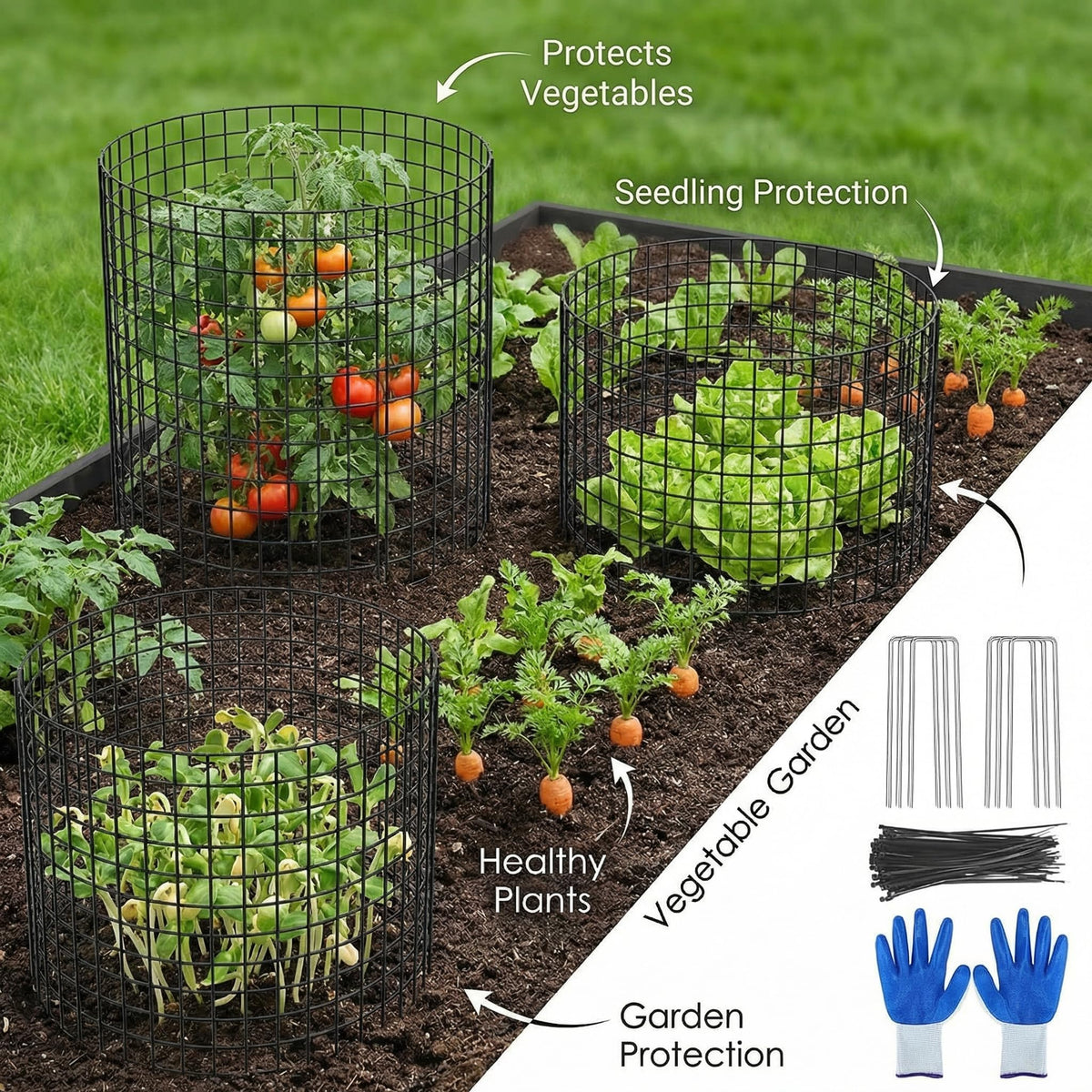 OTKLLBB rust-proof metal mesh lasts longer in outdoor conditions