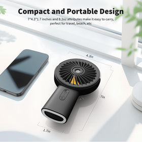 Otlonpe misting fan 4000mAh battery demonstrates long-lasting power on the go