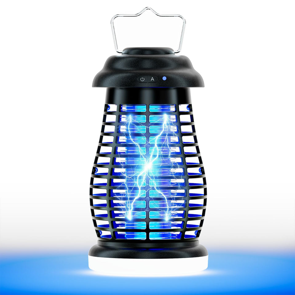 Otlotrte bug zapper highlights a 4200V grid for quick insect elimination.