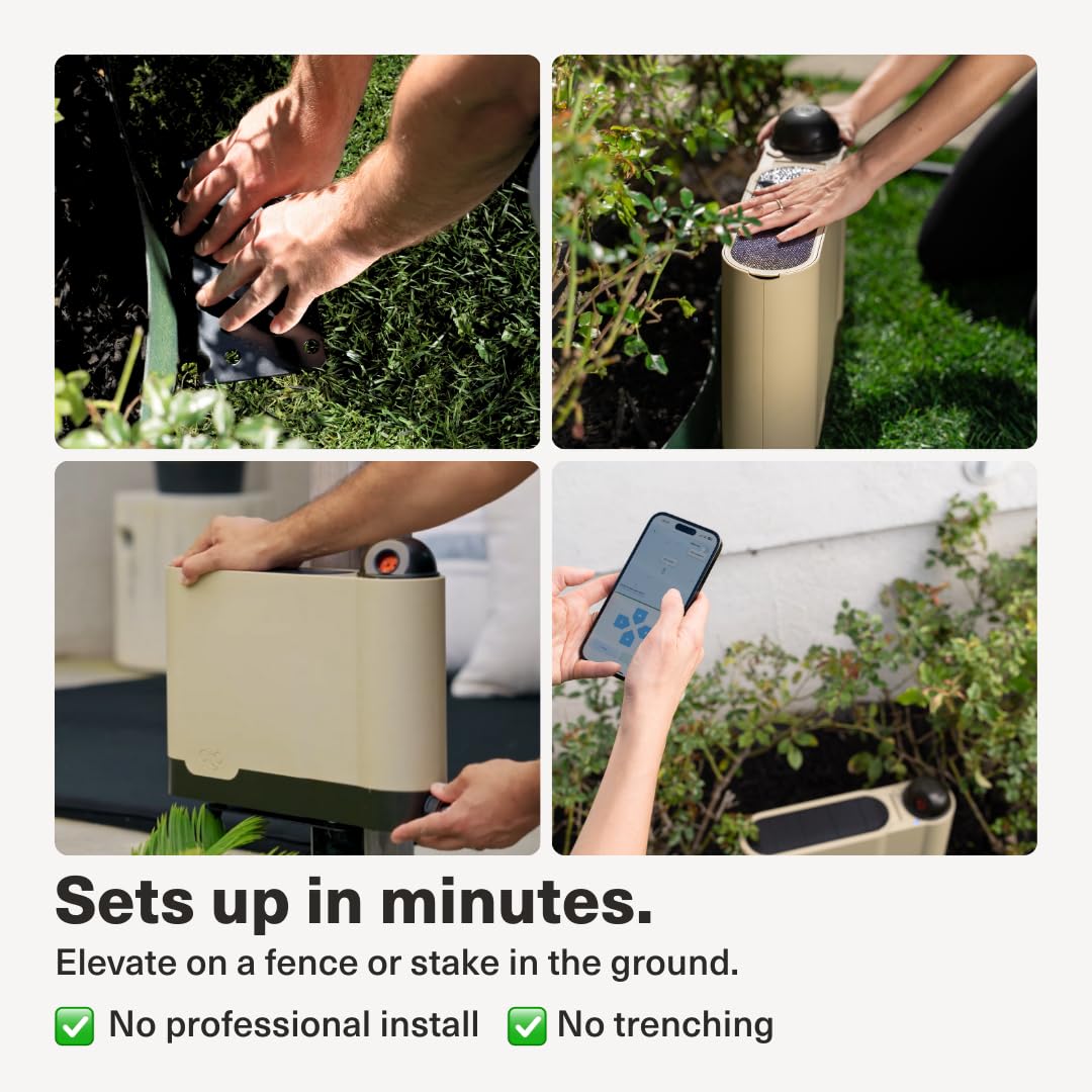 OtO solar-powered unit operates without batteries or wires in sunny conditions.