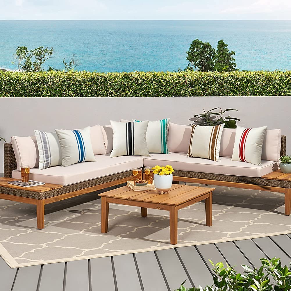 OTOSTAR two-pack 18x18 pillow covers provide convenient refresh for furniture.