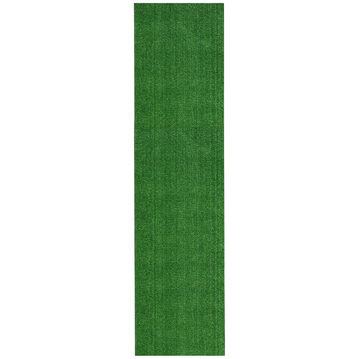 Ottomanson Evergreen artificial turf runner outdoors for easy upkeep and quick drying
