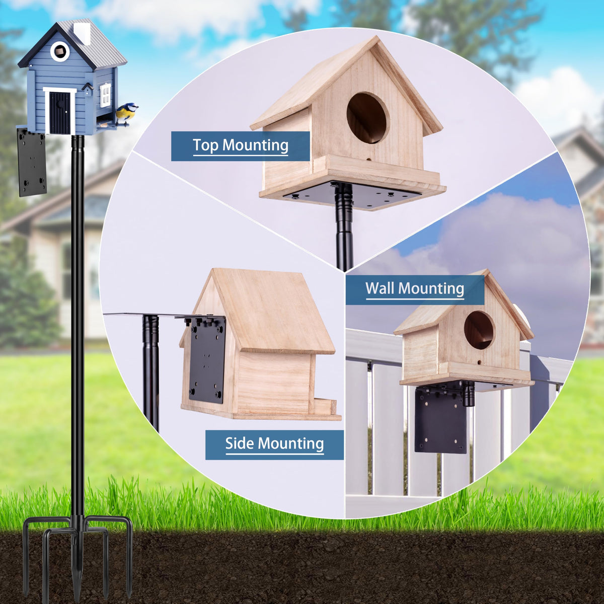 Ottsuls adjustable height pole enables versatile feeder placement