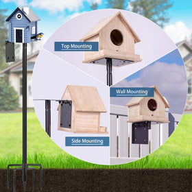 Ottsuls adjustable height pole enables versatile feeder placement