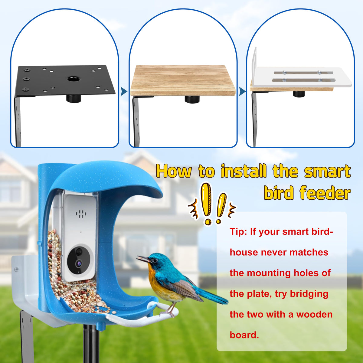 Ottsuls ground stake allows quick, tool-free installation