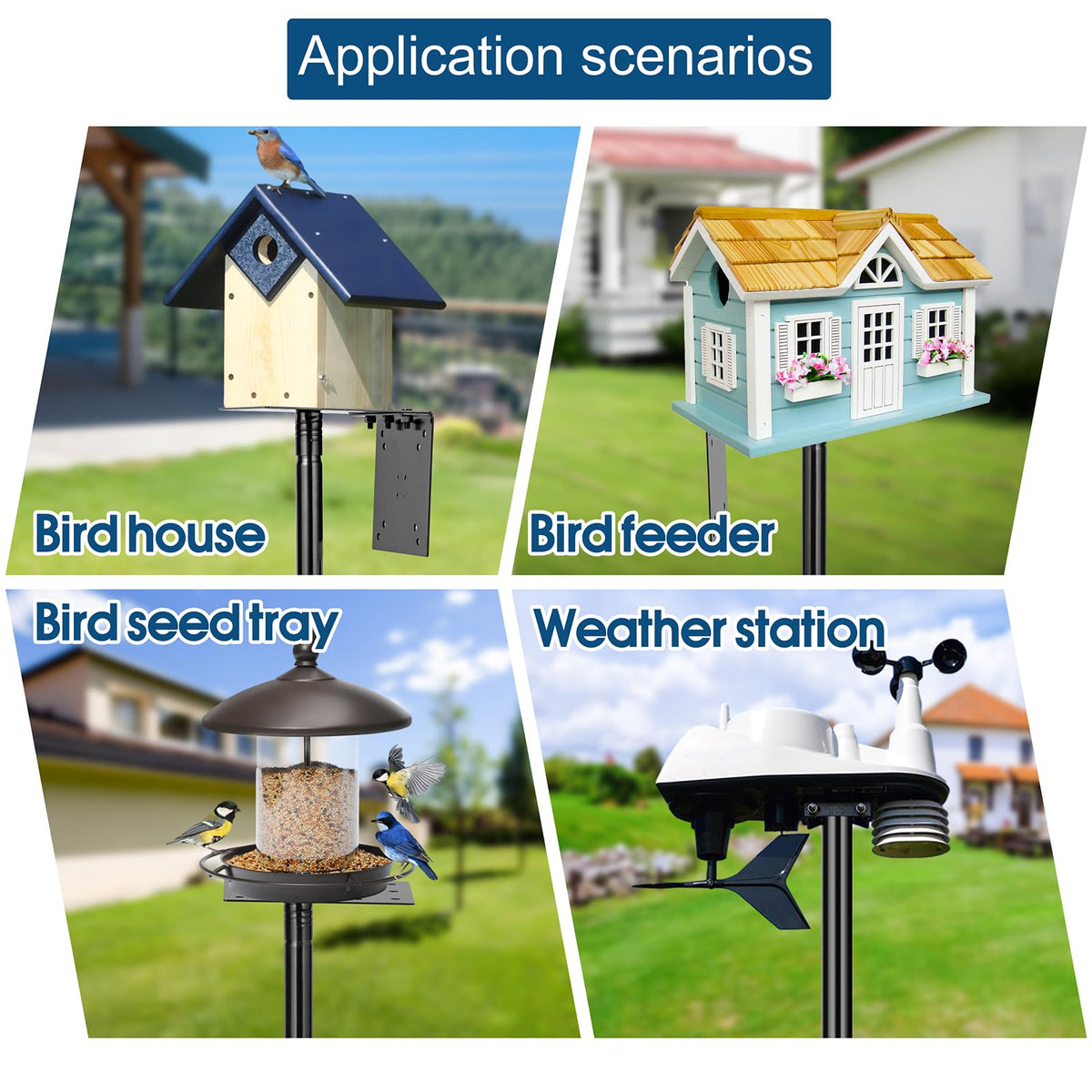 Ottsuls outdoor bird watching stand enhances garden viewing