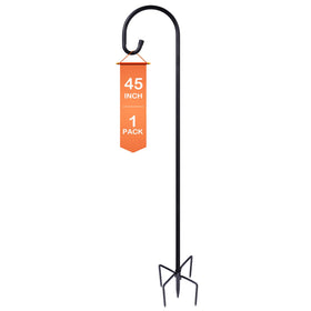 Ottsuls shepherd hook with five-prong base for stable ground display