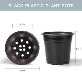 Oubest seed starting pot with drainage holes for healthy root airflow.