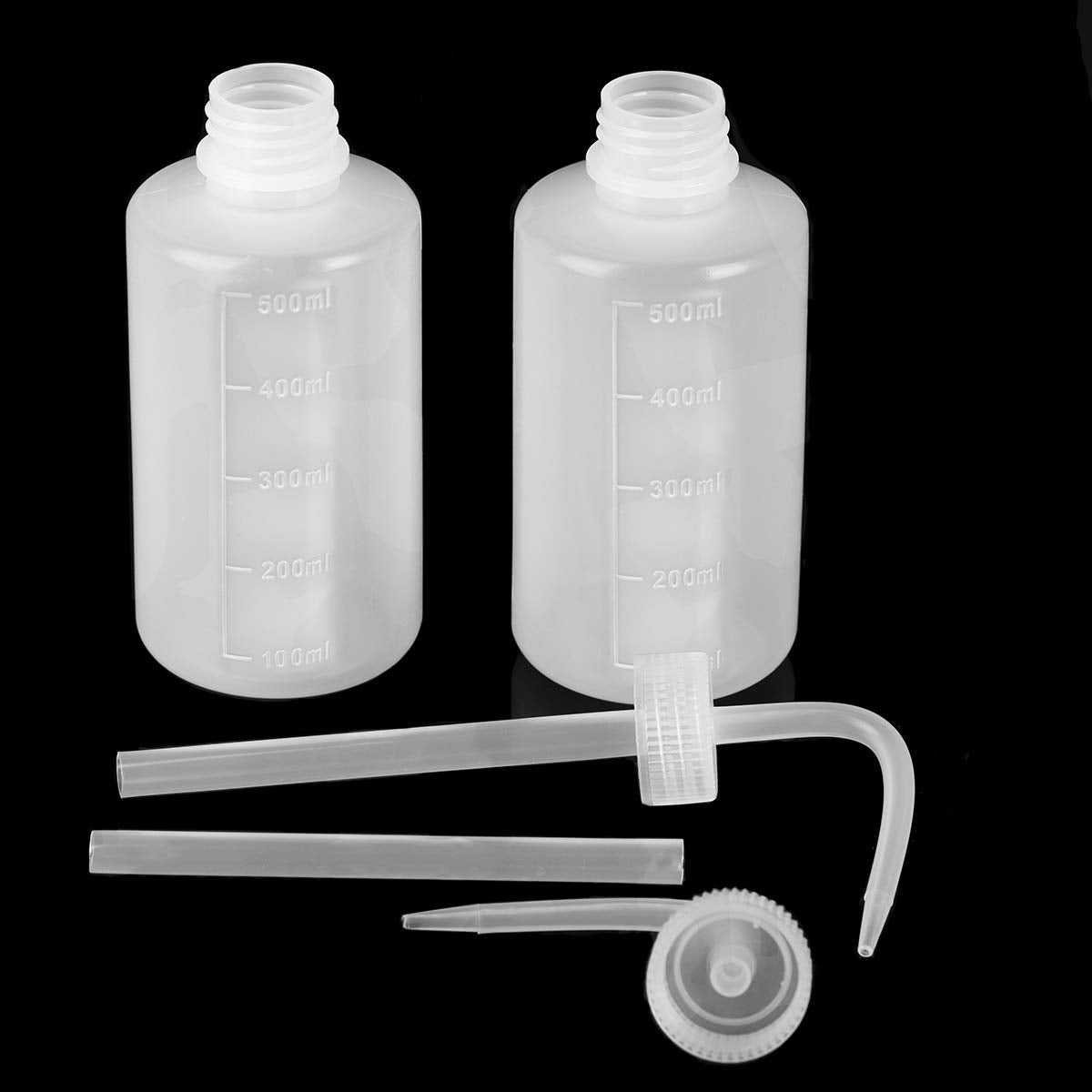 Oubest transparent bottle with digital scale aids measurement.