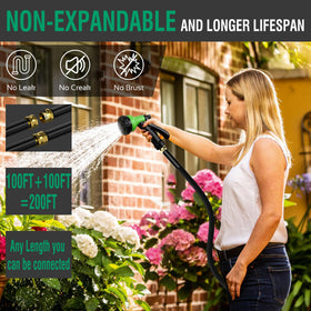 OUBRTS garden and car wash tasks with this hose