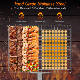 OUBRTS stainless steel construction resists rust and is easy to clean.