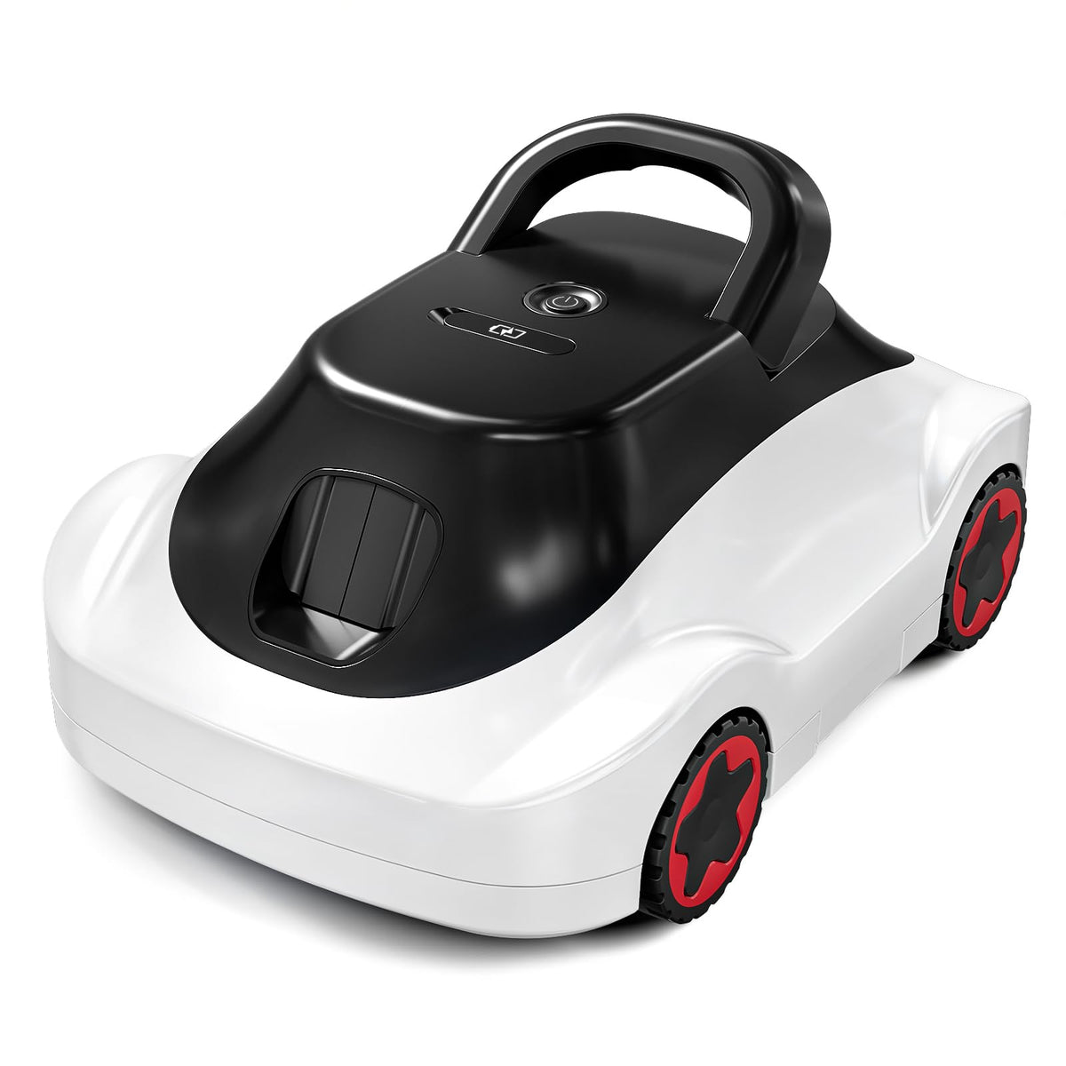 OUCAXIA C5 cordless robotic pool cleaner in action for efficient backyard pool cleaning