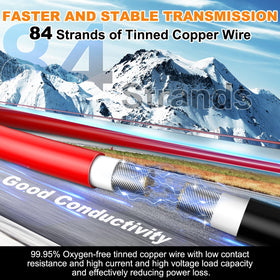 Oududianzi 10AWG tinned copper conductor supports low-resistance solar runs.