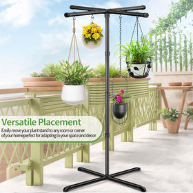 OugeWood space-saving indoor stand fits small rooms and corners.