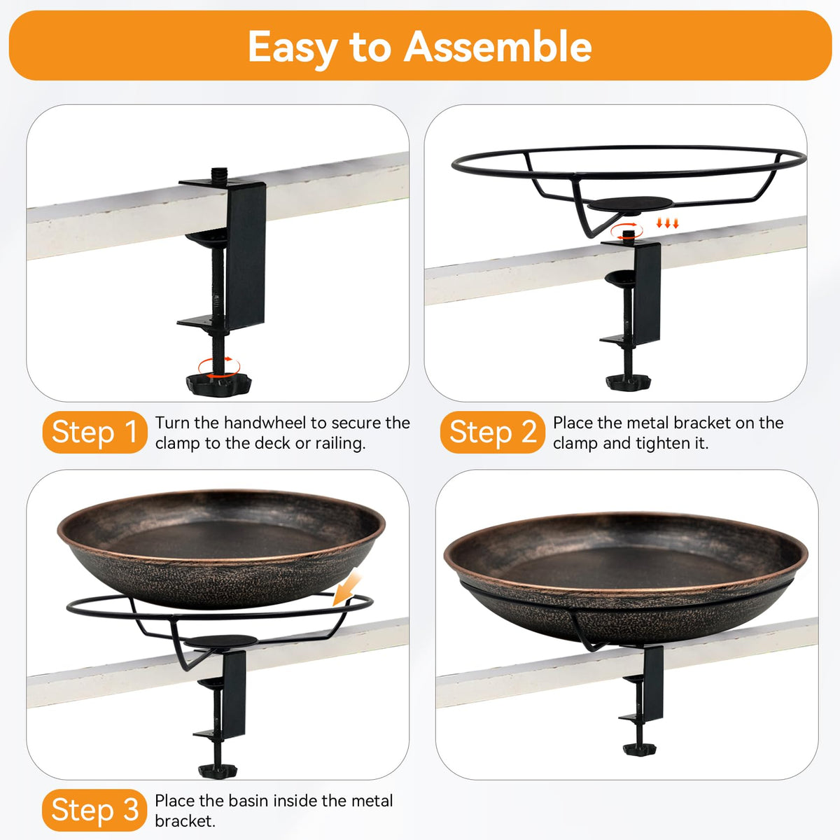 OUISJYER galvanized metal construction resists rust, frost, and UV damage