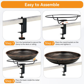 OUISJYER galvanized metal construction resists rust, frost, and UV damage