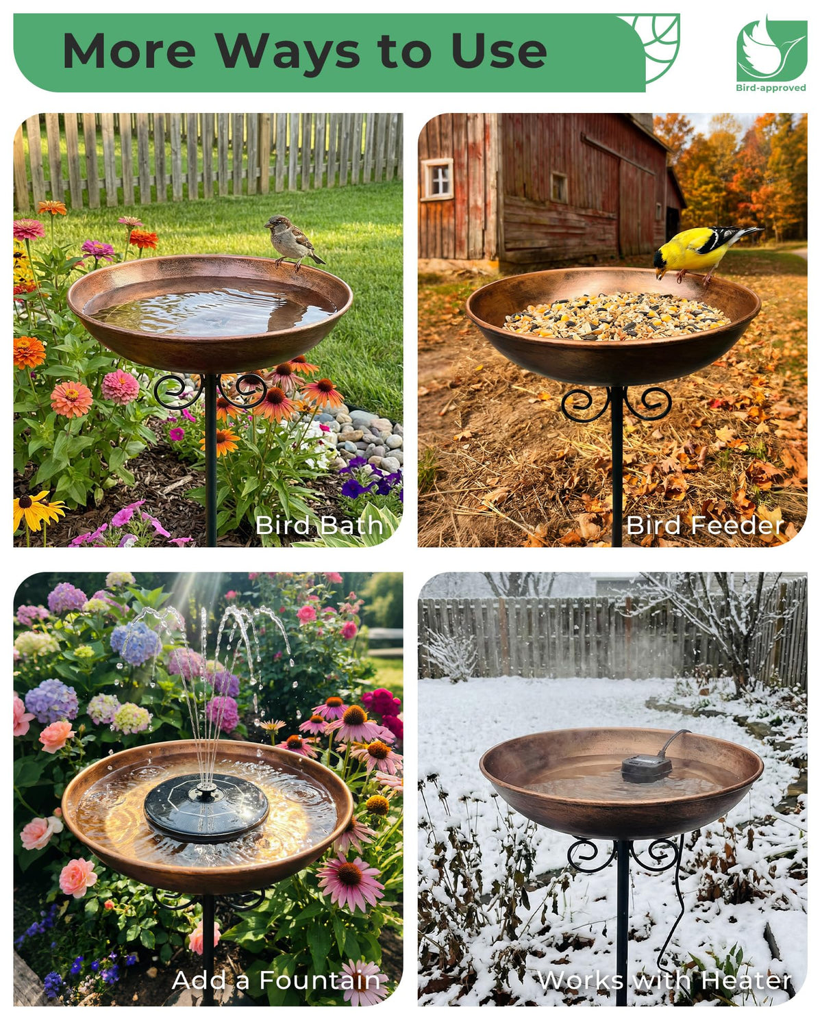 OUISJYER decorative garden accessory adds vintage charm to yard