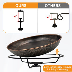 OUISJYER space-saving balcony decor that attracts birds and enhances a patio