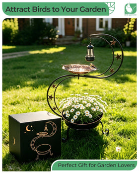 OUISJYER Solar Bird Bath makes a thoughtful gift.