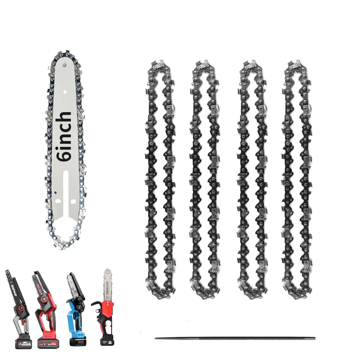Oulisen 6-inch chain blade for smooth wood cuts