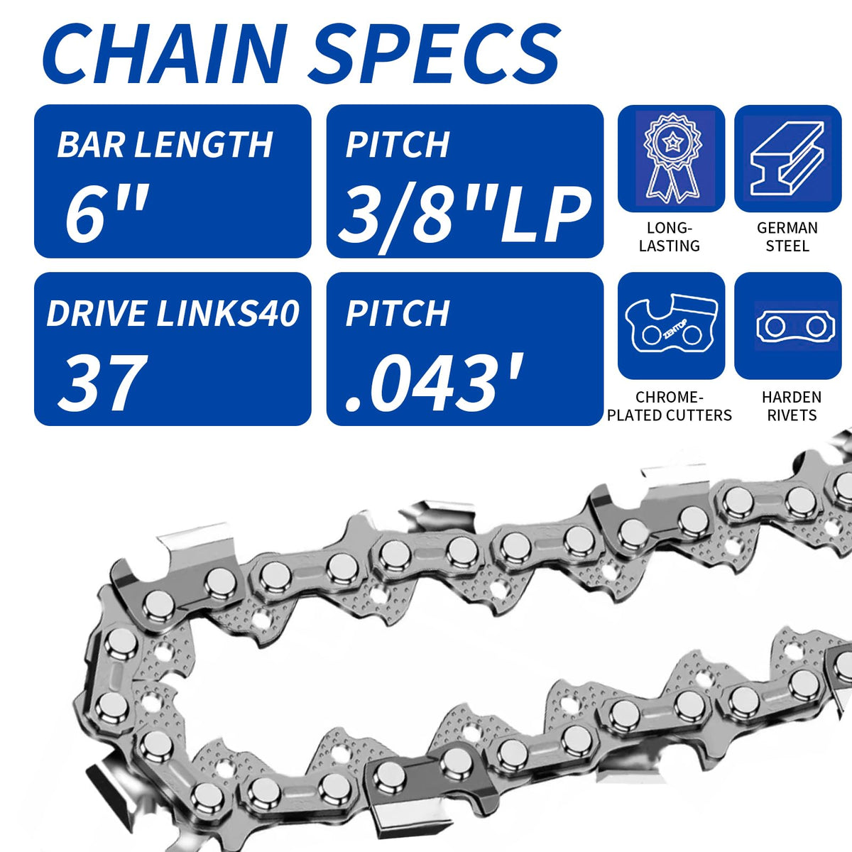 Oulisen four replacement chains for quick swaps