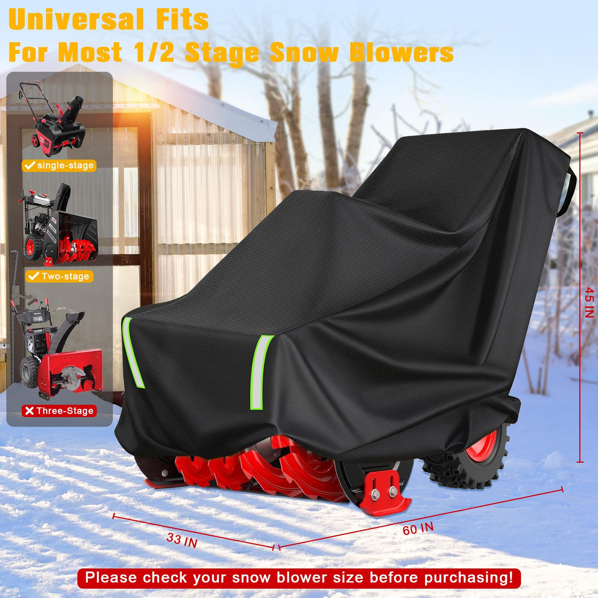 OUMEE 600D oxford fabric cover showing waterproof and UV protection