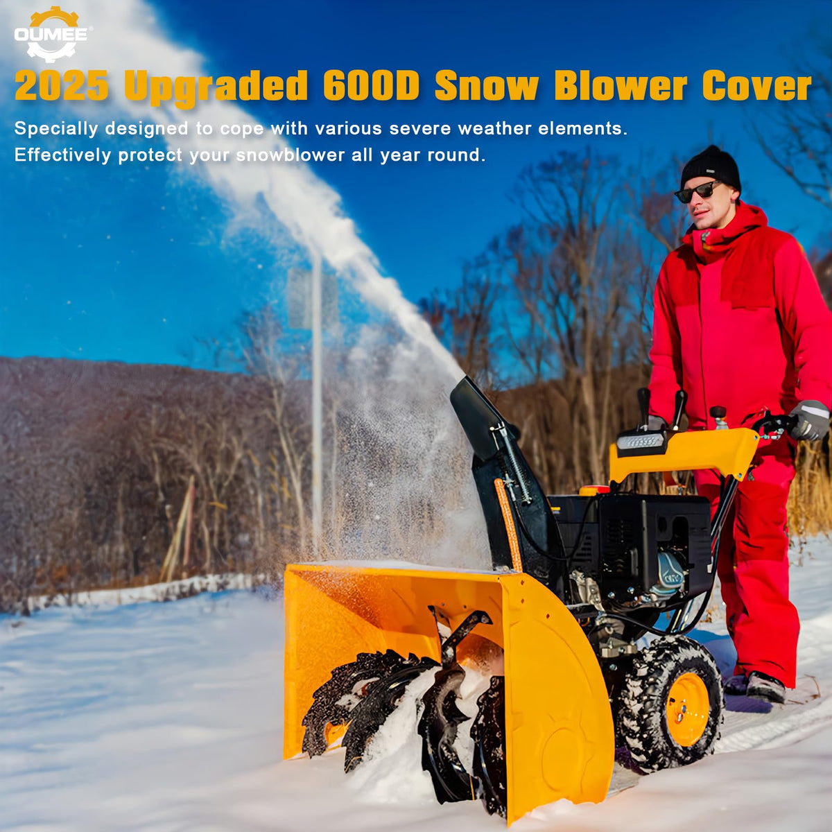 OUMEE universal-fit cover fits Ego, Ariens and Honda for versatile storage