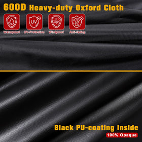 OUMEE windproof snow blower cover with elastic bottom and buckles
