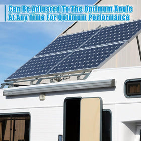 Oungy aluminum alloy construction provides lightweight, weather-ready durability.