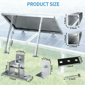 Oungy hardware kit enables quick DIY solar panel mounting.