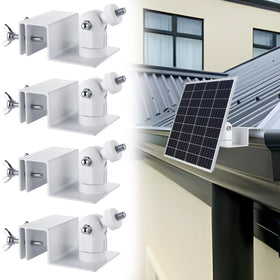 Oungy universal gutter mount installed on a rain gutter for easy no-drill setup