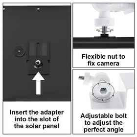 Oungy no-drill installation clips securely to gutters with two thumbscrews