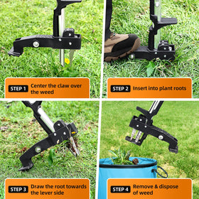 OUNIER aluminum body weed puller offering lightweight durability