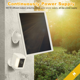 OuOudoit Ring Stick Up Cam solar panel enabling reliable charging